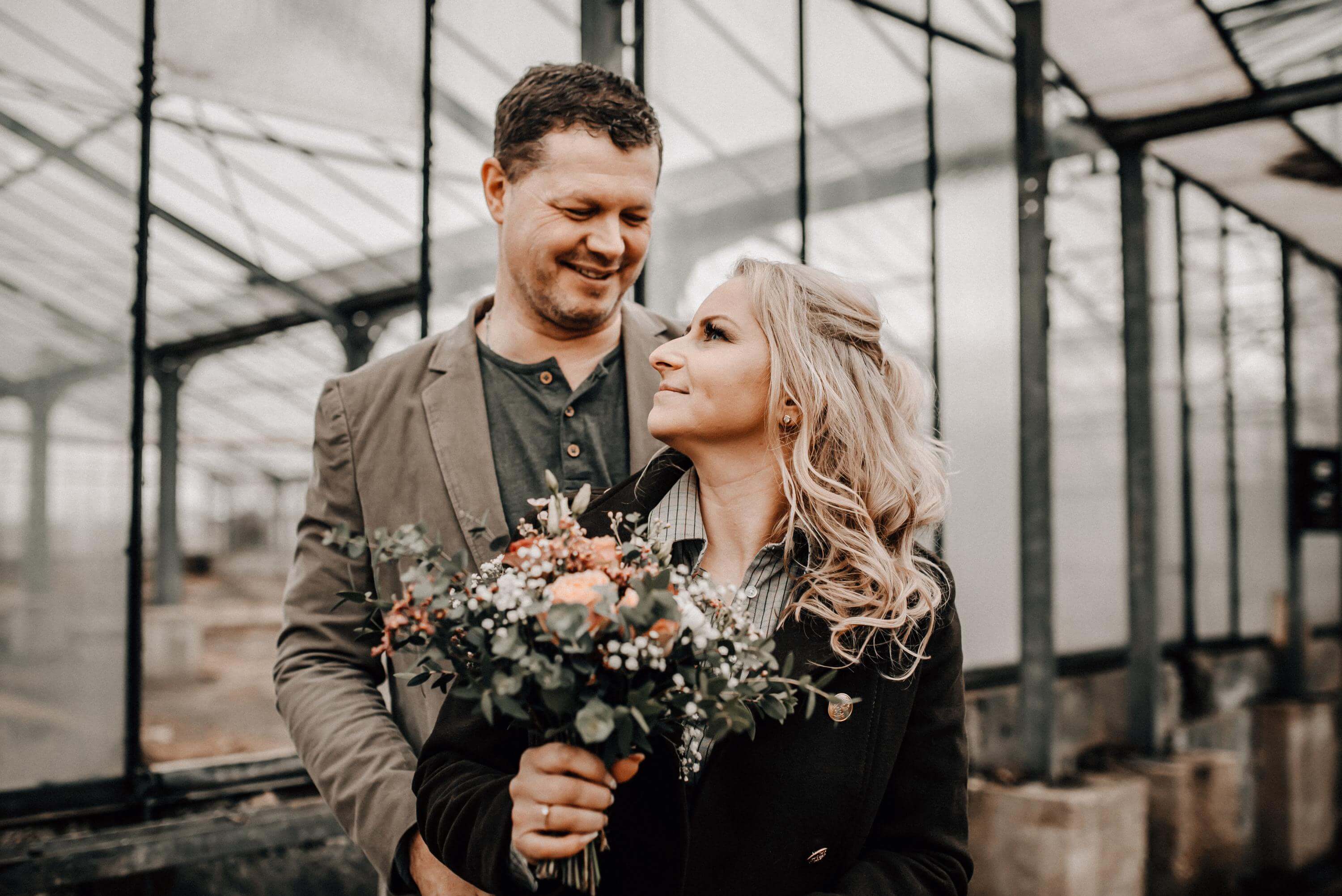 Hochzeit Gewaechshaus Dueren Paarshooting Couple and Shooting Photo with details of Hochzeit Gewaechshaus Dueren Paarshooting Couple and Shooting of category Hochzeit