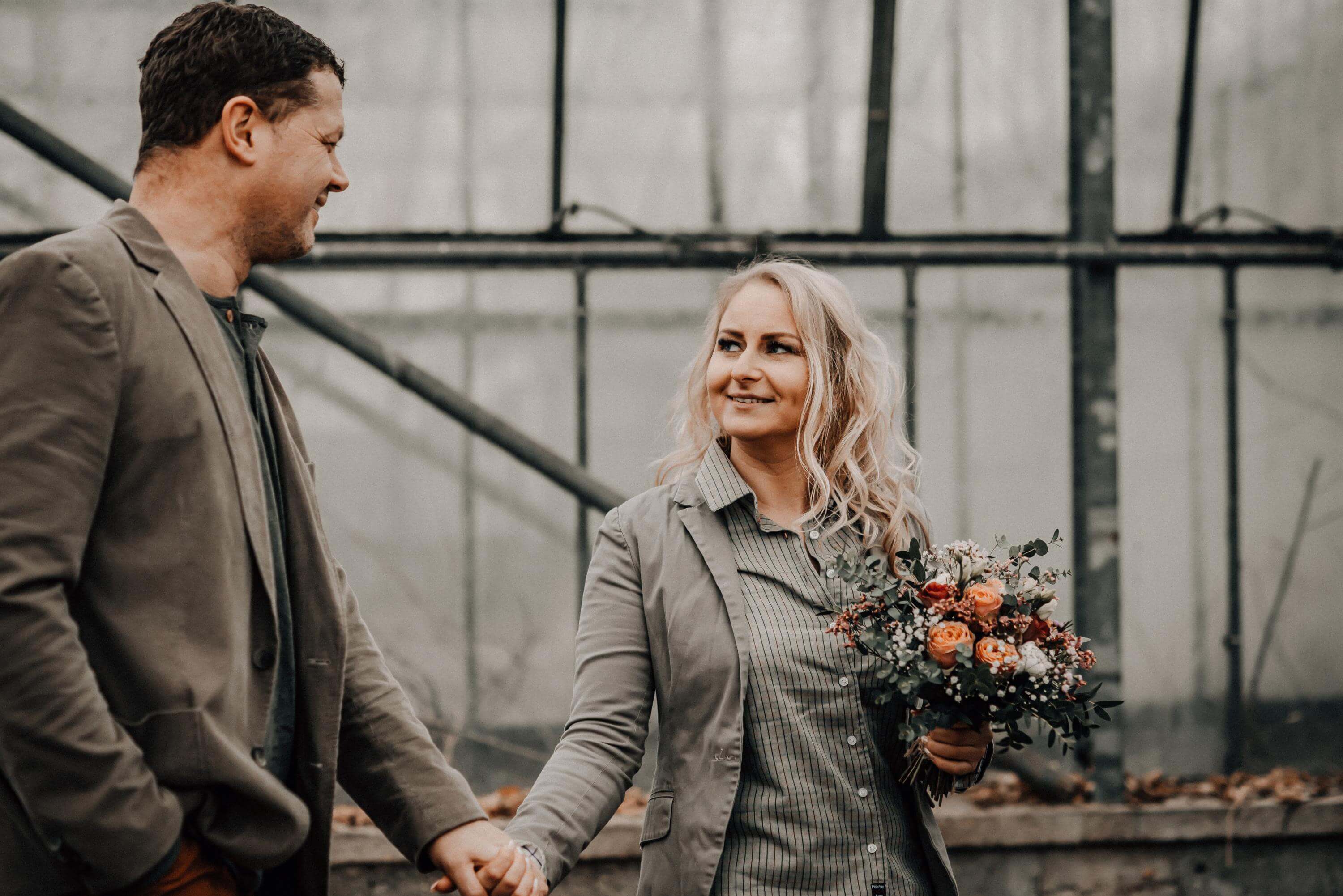 Hochzeit Gewaechshaus Dueren Paarshooting Couple and Shooting Photo with details of Hochzeit Gewaechshaus Dueren Paarshooting Couple and Shooting of category Hochzeit