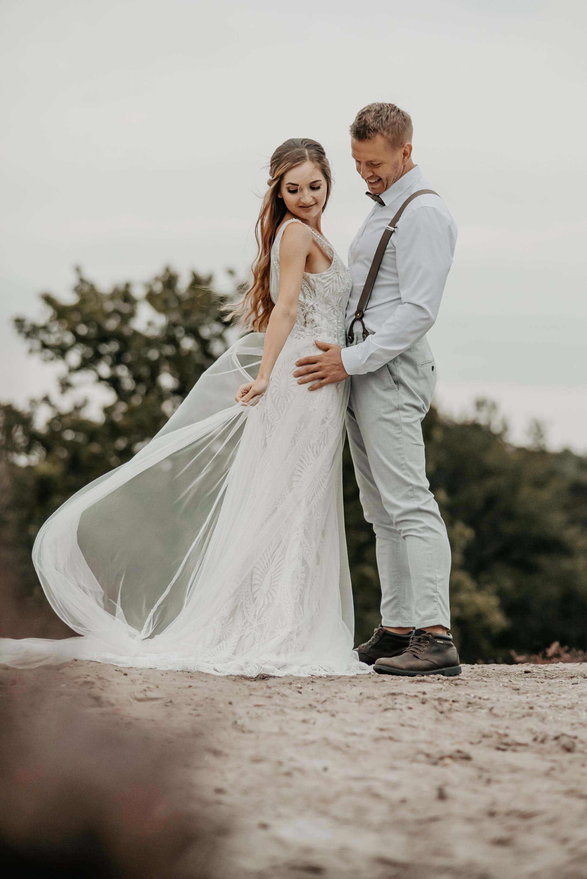 Hochzeit Paarshooting Heide und Boho Foto mit Details zu Hochzeit Paarshooting Heide und Boho der Kategorie Hochzeit