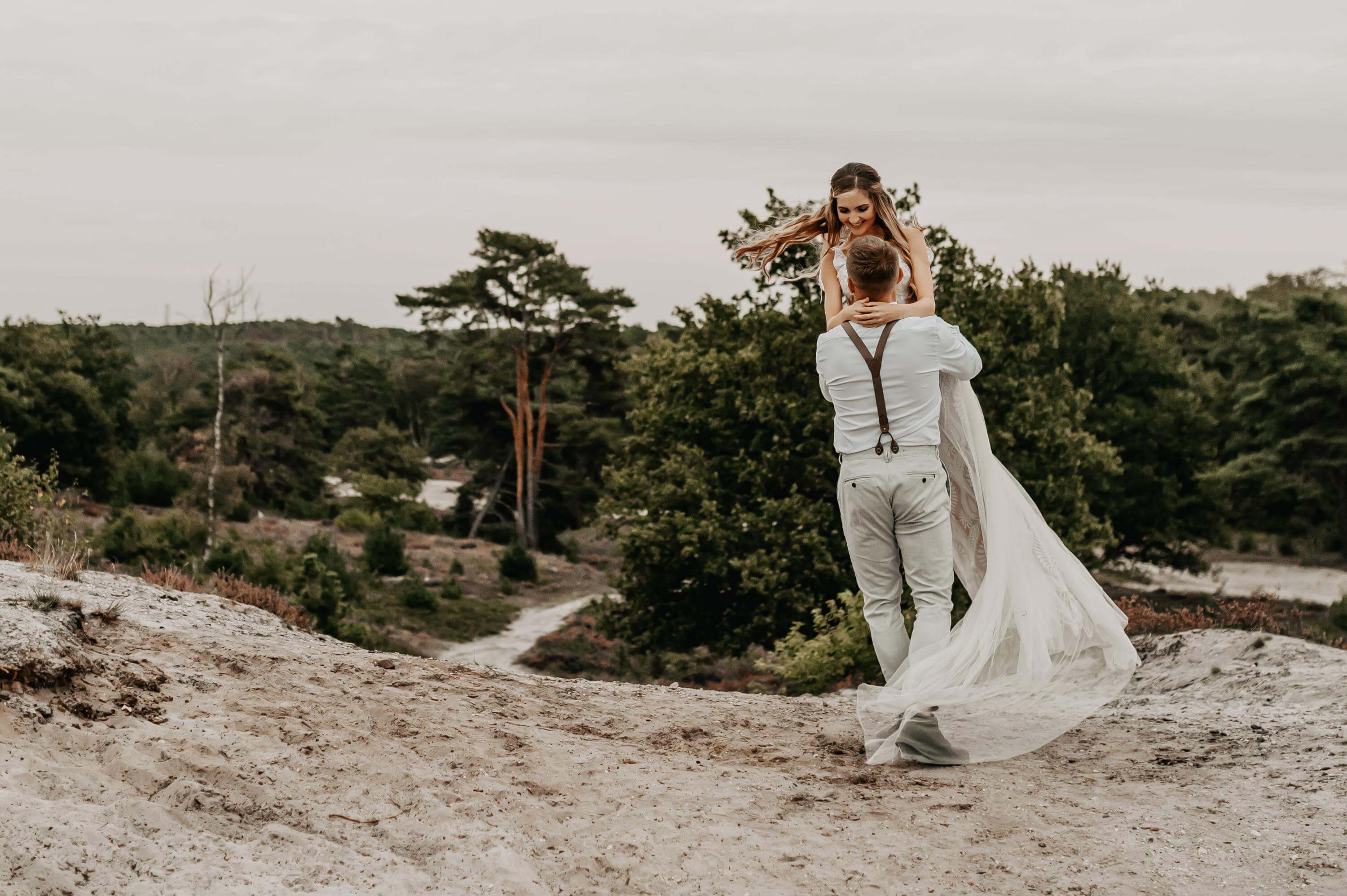 Hochzeit Paarshooting Heide und Boho Foto mit Details zu Hochzeit Paarshooting Heide und Boho der Kategorie Hochzeit