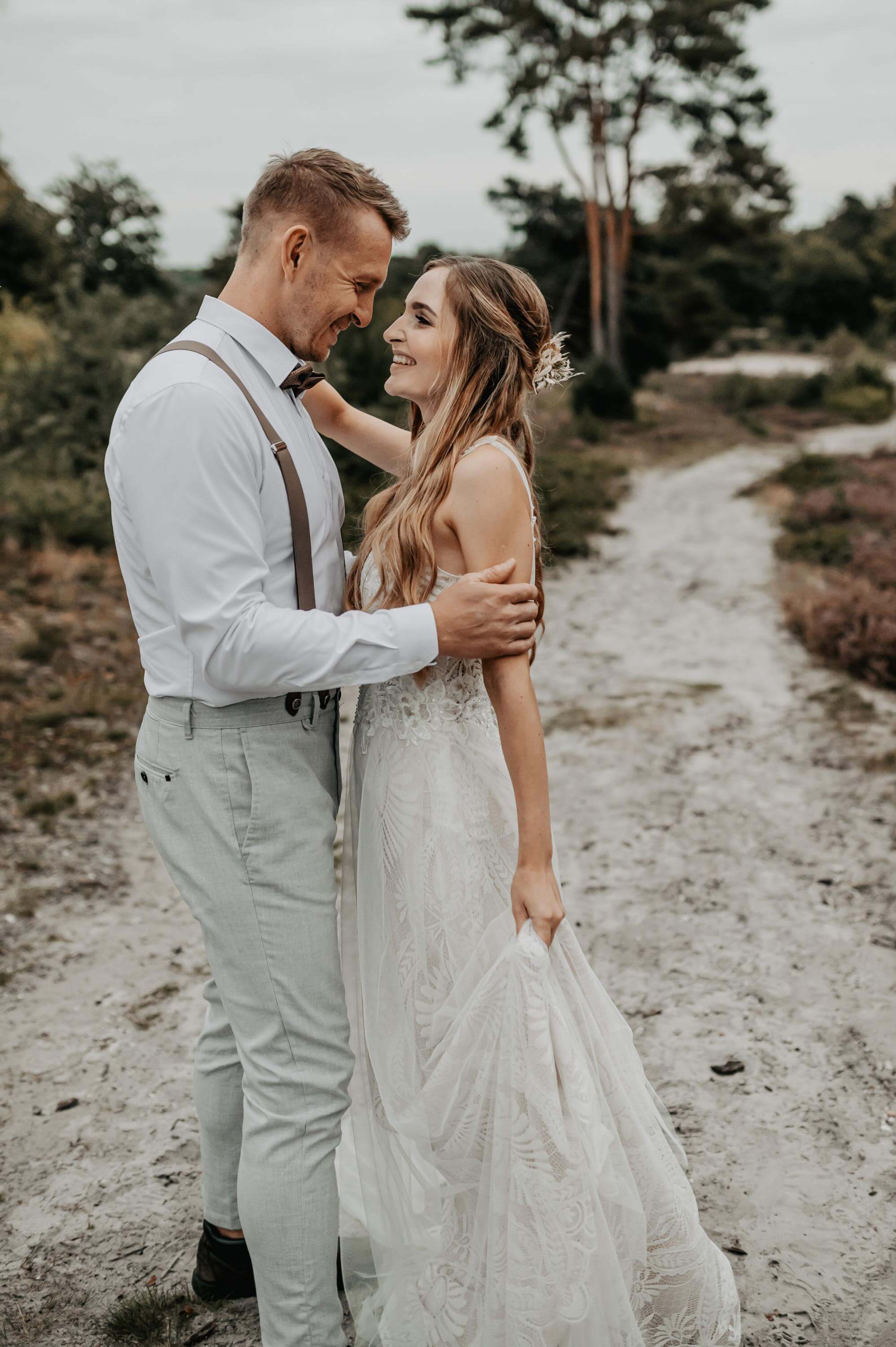 Hochzeit Paarshooting Heide und Boho Foto mit Details zu Hochzeit Paarshooting Heide und Boho der Kategorie Hochzeit